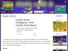 Tablet Screenshot of ducklife6.org